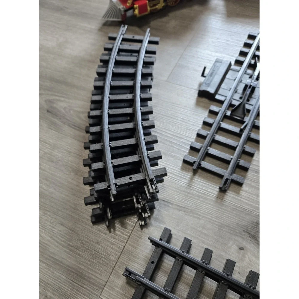 Vintage 1986 New Bright Silver Rail Express Western Railroad‎ Lines